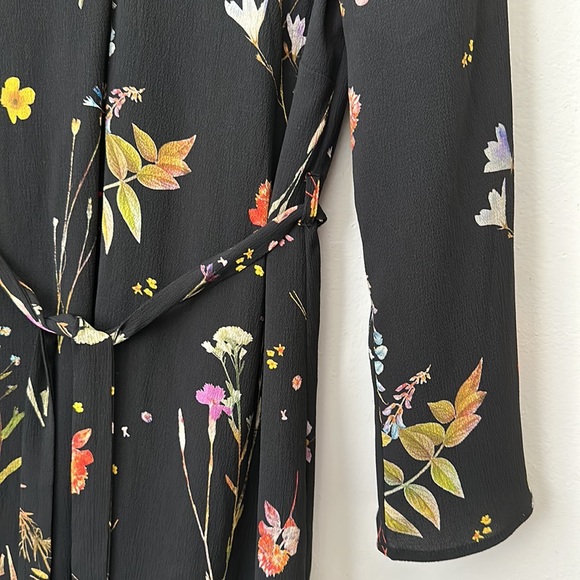 TopShop Maternity long sleeve floral dress - Picture 3 of 5